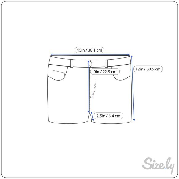 Lee Dungarees Hipster Blue Jean Shorts Size 5 - Picture 5 of 5